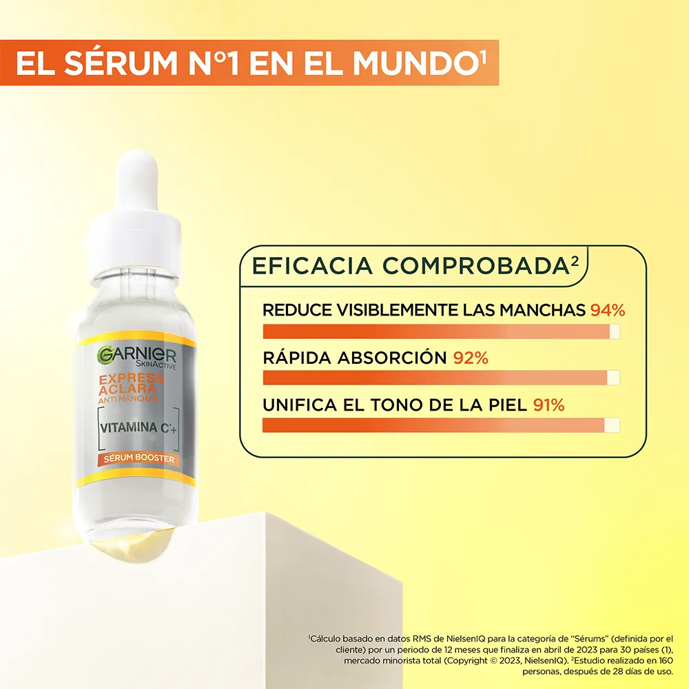 Garnier Express Aclara Anti Manchas Sérum Vitamina C Día 30ml