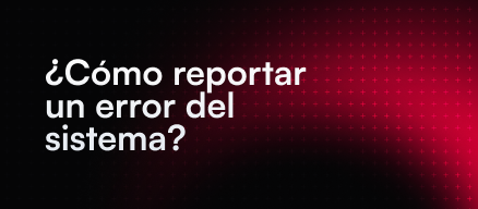 Reportar un Error