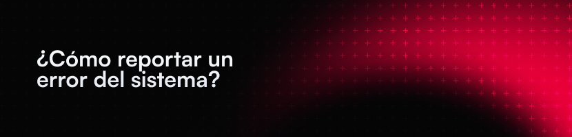 Reportar un Error